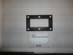 Gasket,square,80x130x3mm,6-holes,cage housing inspections cover,InduLine