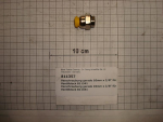 Screw-in connector,straight,3/8"x10mm,brass,for valve block 811341