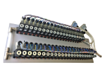 Valve block pneumatic,completely assembled,with single pneumatic valves,P12-30