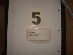 Figure "5" 50mm,silver,M46-M57-M66