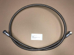 Dampfschlauch,Teflon,IG1/2"x2000mm,mit Edelstahlgewebe-Ummantelung,f.Dampf und Wasser