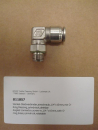 Angled connector,screw-in,1/4 "x10mm,with O-ring,stainless steel,cylindrical,rotatable