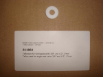 Teflon Dichtung für Sitz Schrägsitzventil 3/8" und 1/2",17mm,Scheibe