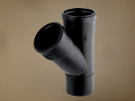 Silent-PP-Rohr,Abzweigstück,Y-Stück,45°,DN50x50mm
